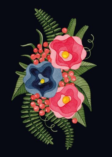 Flowers Back da Karin Ohlsson