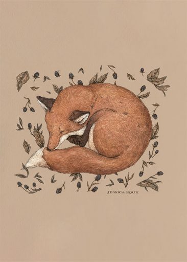 Sleeping Fox da Jessica Roux