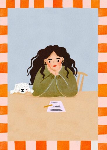 Girl at Desk da Martha Ratcliff